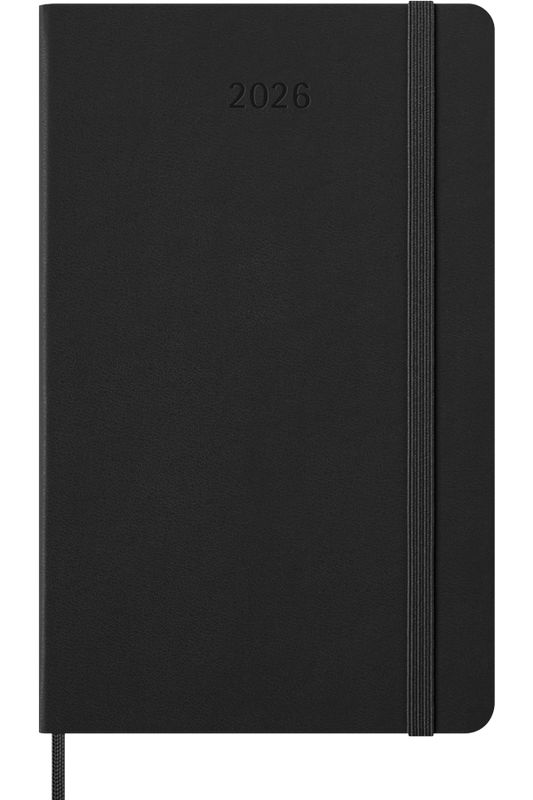 Agenda 2026 - Semanal horizontal - Tapa dura - Large - Negro