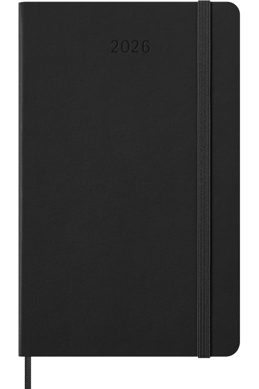 Agenda 2026 - Semanal vertical - Tapa dura - Large - Negro