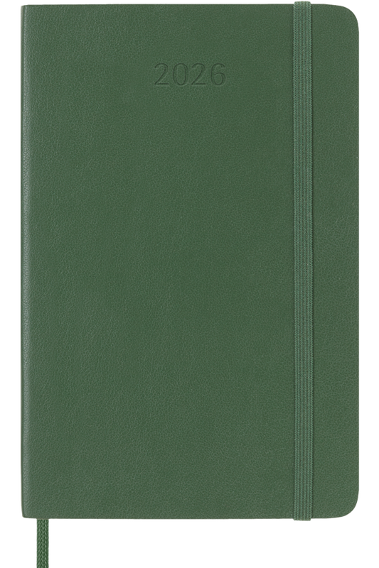 Agenda 2026 - Semanal - Tapa blanda - Pocket - Verde mirto