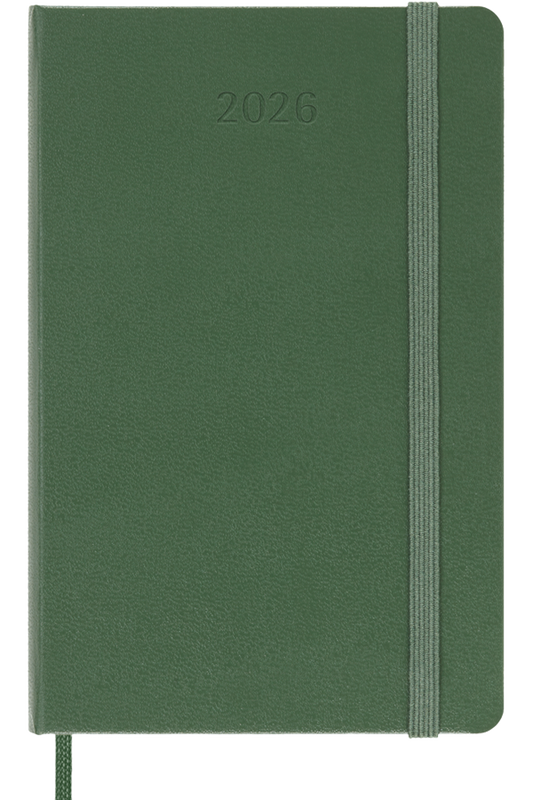 Agenda 2026 - Diaria - Tapa dura - Pocket - Verde mirto