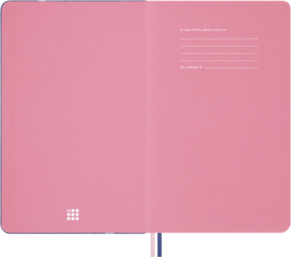 Cuaderno Sakura - Tapa dura - Large - Azul - De rayas