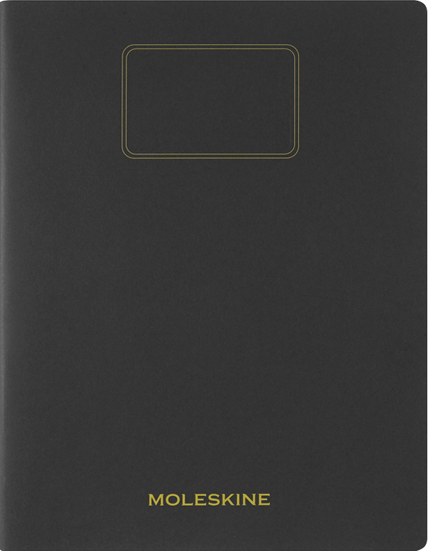 Cuaderno estudiante - Tapa Blanda - XXL - Negro - De rayas