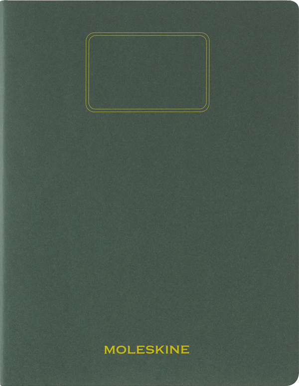 Cuaderno estudiante - Tapa Blanda - XXL - Verde Mirto - De rayas