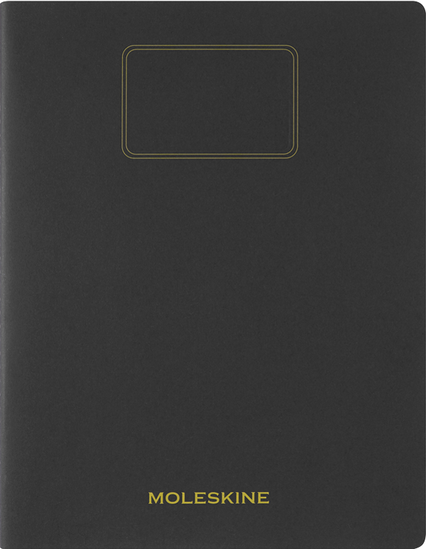Cuaderno estudiante - Tapa Blanda - XXL - Negro - Lisa