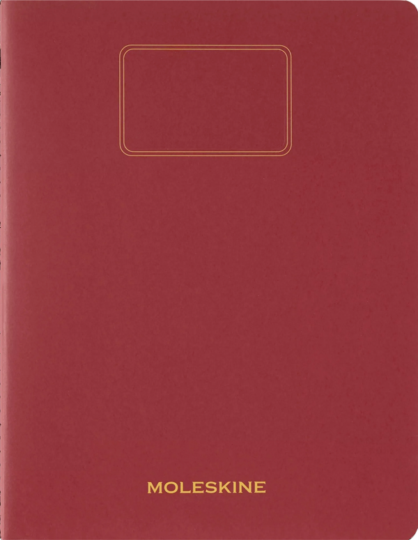 Cuaderno estudiante - Tapa Blanda - XXL - Rojo arandano - Lisa