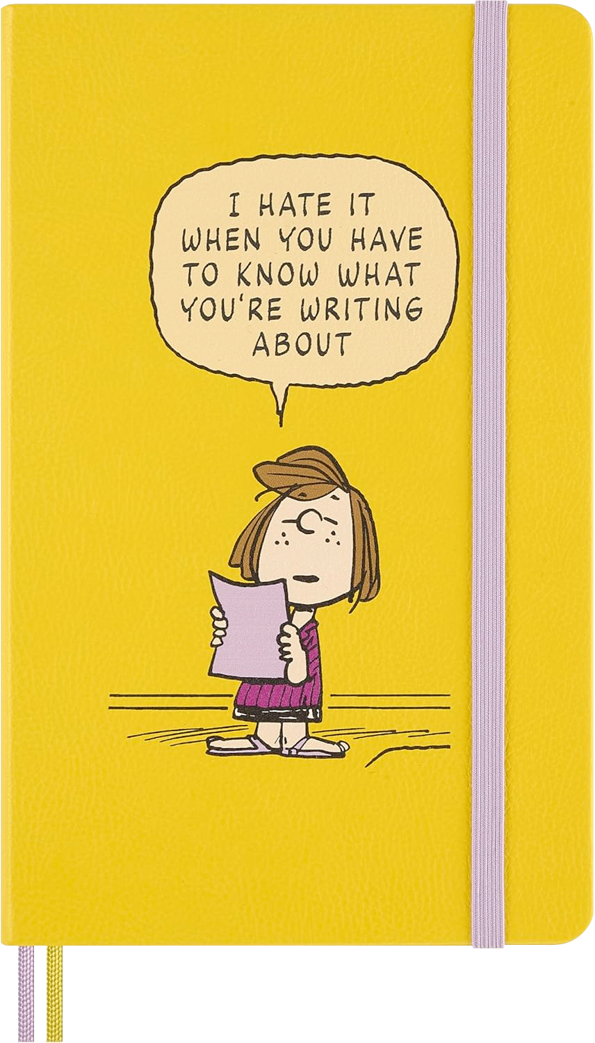 Cuaderno Peanuts Patty - Tapa dura - Large - De rayas