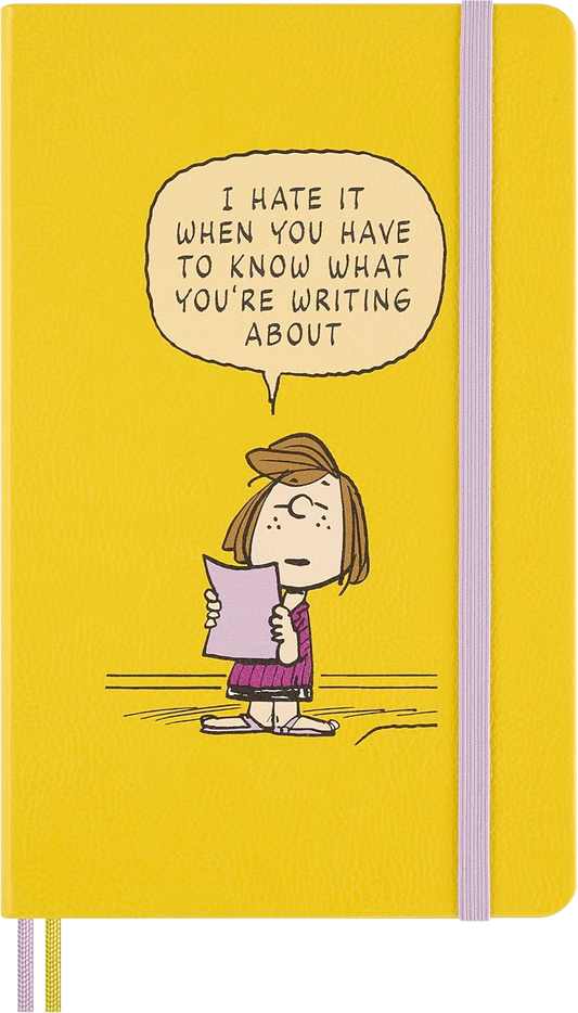 Cuaderno Peanuts Patty - Tapa dura - Large - De rayas