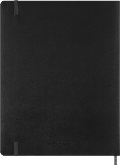 Agenda Essential Oct26-Dic27 - S. vertical - T. Blanda - XXL - Negro