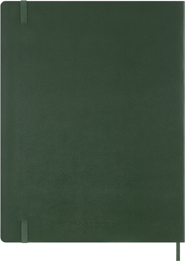 Agenda Essential Oct26-Dic27 - S. vertical - T. Blanda - XXL - Verde mirto