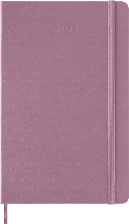 Agenda 2027 - Diaria - T. Dura - Large - Rosa majestuoso
