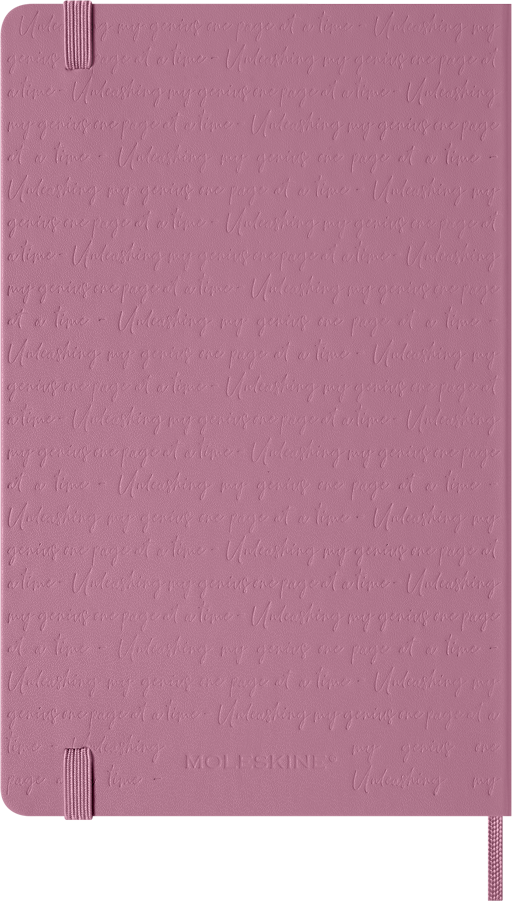 Cuaderno Clásico - Tapa dura con relieve - Large - Rosa Majestuoso - De rayas
