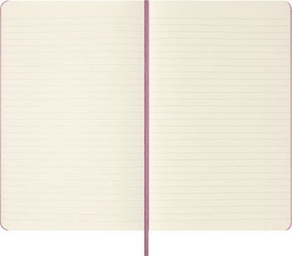 Cuaderno Clásico - Tapa dura con relieve - Large - Rosa Majestuoso - De rayas