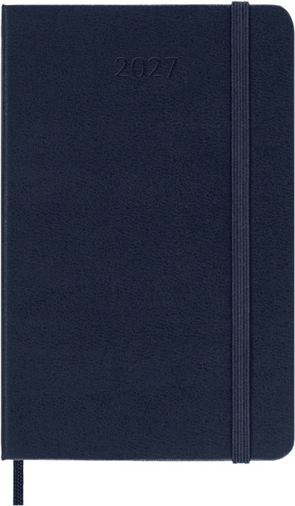 Agenda 2027 - Diaria - T. Dura - Pocket - Azul zafiro