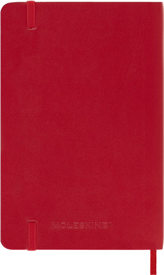 Agenda 2027 - Diaria - T. Blanda - Pocket - Rojo escarlata