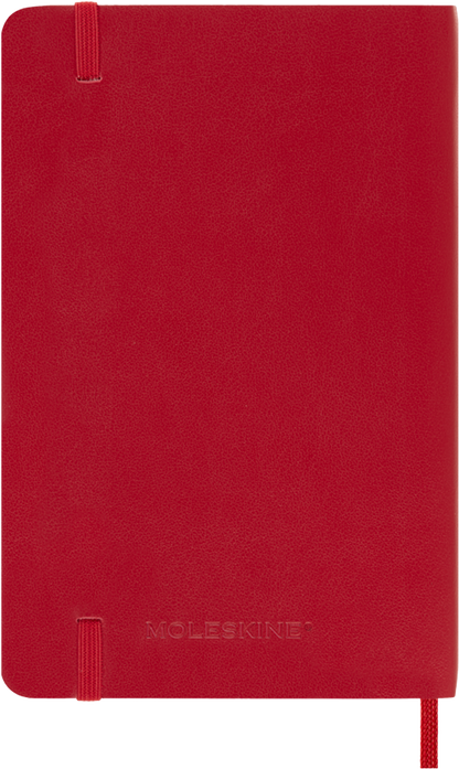 Agenda 2027 - Diaria - T. Blanda - Pocket - Rojo escarlata