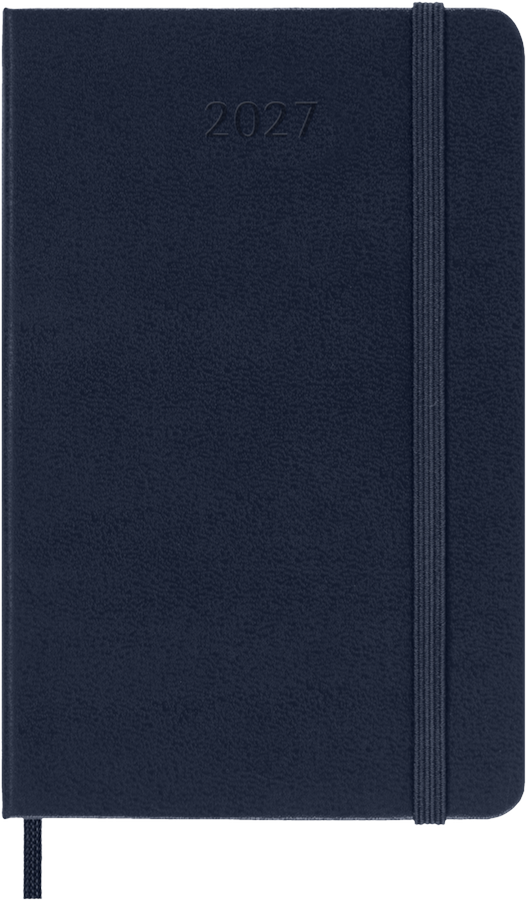 Agenda 2027 - Semanal - T. Dura - Pocket - Azul zafiro