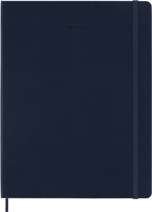 Agenda 2027 - Semanal - T. Dura - XL - Azul zafiro