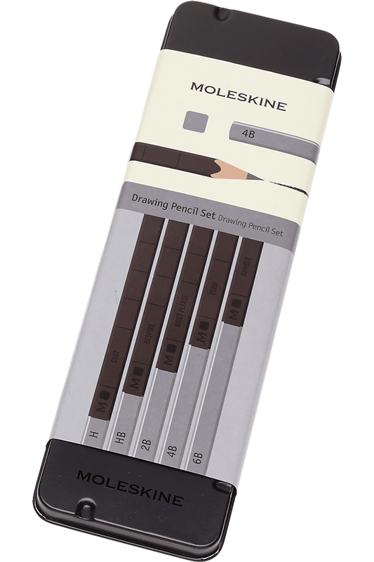 Set de 5 Lápices Moleskine para dibujo HB