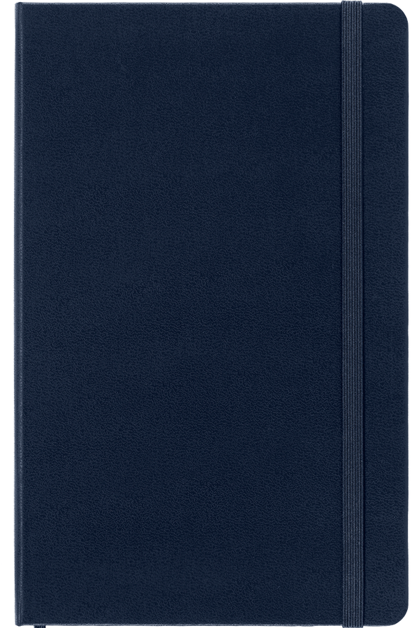 Cuaderno Clásico - Tapa Dura - Large - Azul Zafiro - De puntos