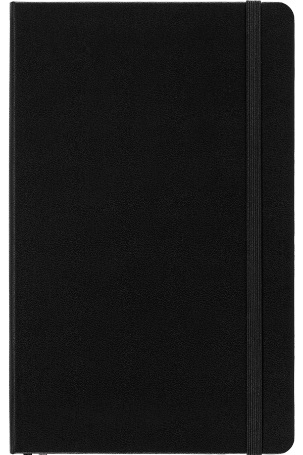 Cuaderno Clásico expanded - Tapa Dura - Large - Negro - Cuadriculada