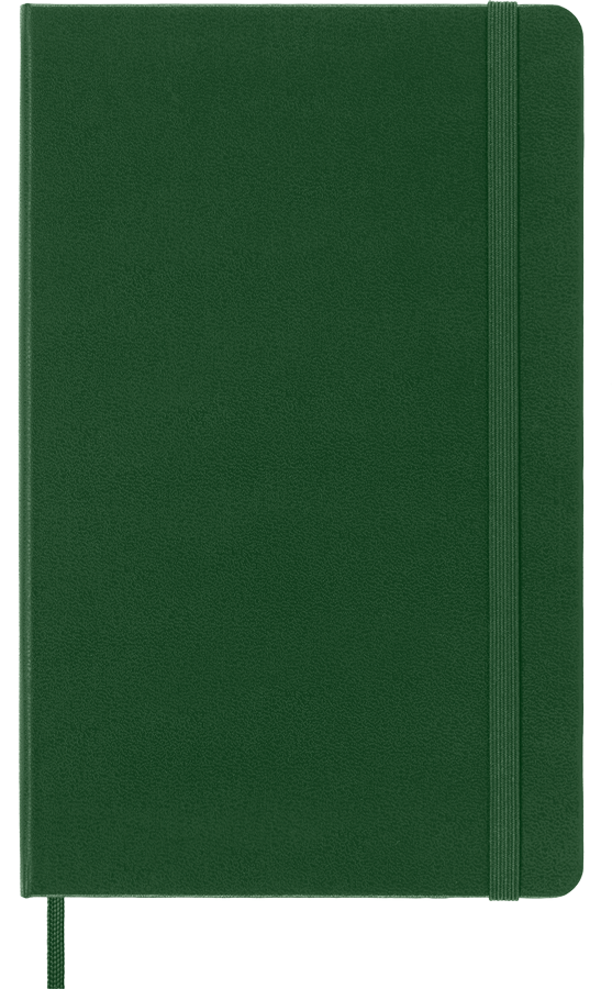 Cuaderno Clásico - Tapa Dura - Large - Verde mirto - Lisa