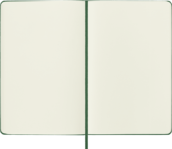 Cuaderno Clásico - Tapa Dura - Large - Verde mirto - Lisa