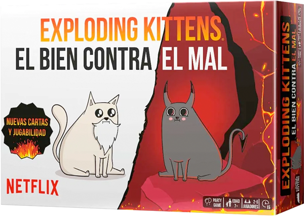 Exploding kittens. El bien contra el mal