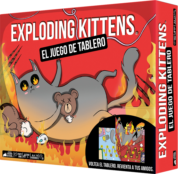 Explonding Kittens. El juego de tablero