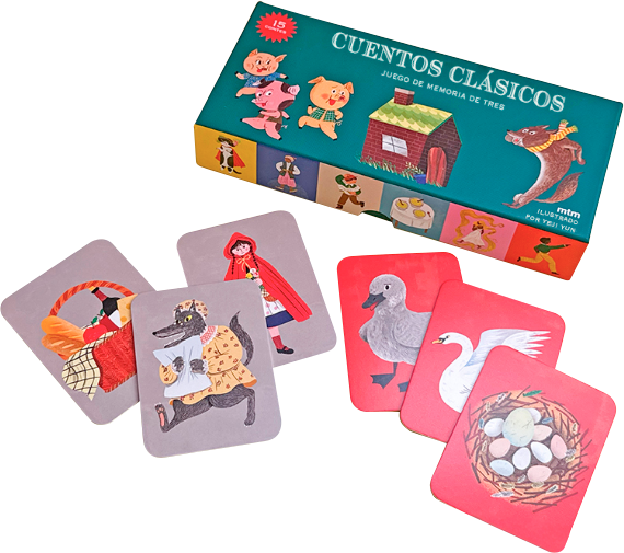 Cuentos clásicos. Juego de memoria