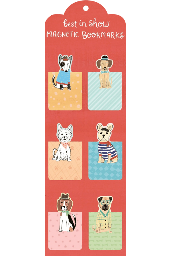 Marcapáginas Best in Show. Set de 6