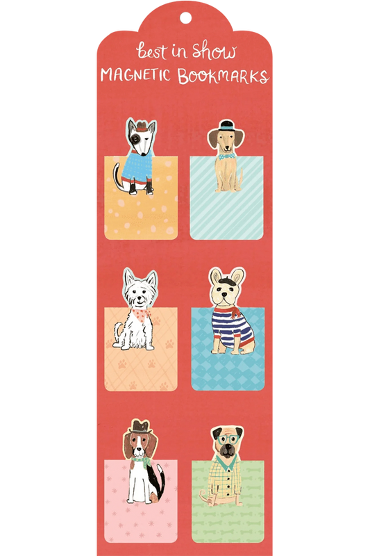 Marcapáginas Best in Show. Set de 6