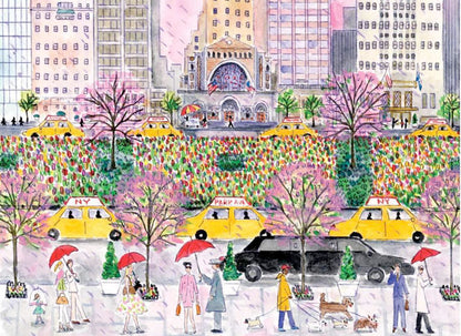 Puzzle Michael Storrings Spring On Park Avenue (1000 piezas)