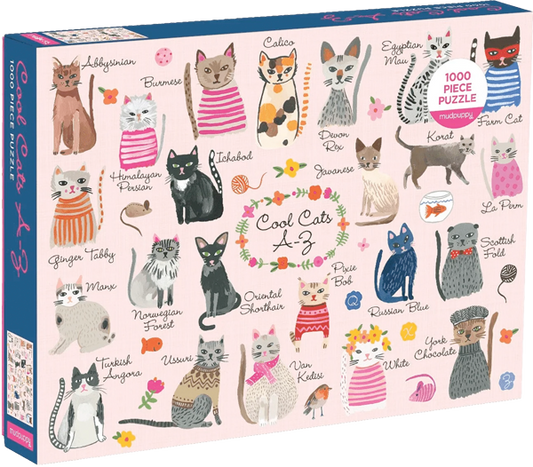 Puzzle Cool Cats A-Z (1000 piezas)