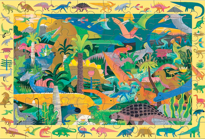 Puzzle Dinosaurs. Search & Find (64 piezas)