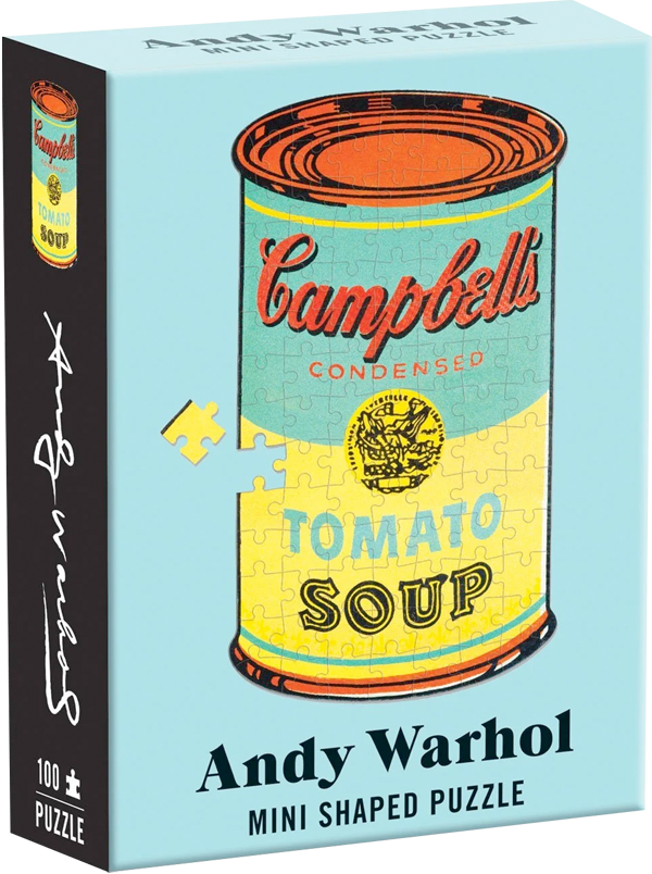 Mini puzzle Andy Warhol Campbell's Soup (100 piezas)
