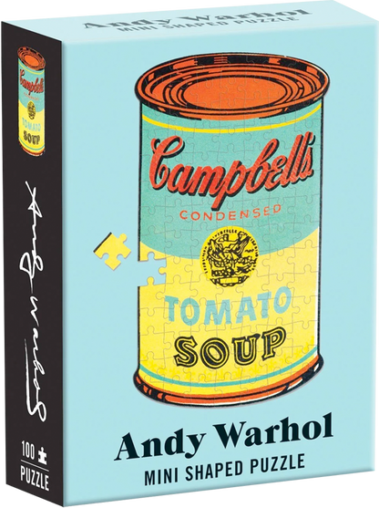 Mini puzzle Andy Warhol Campbell's Soup (100 piezas)