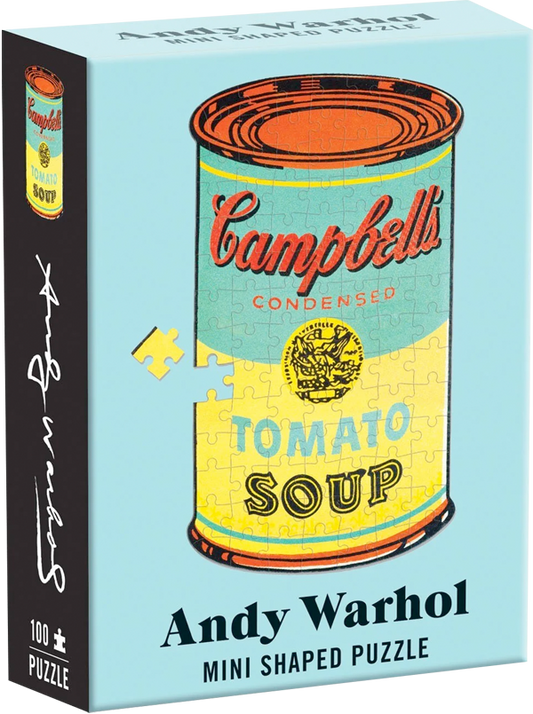 Mini puzzle Andy Warhol Campbell's Soup (100 piezas)