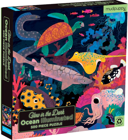 Puzzle Ocean Illuminated (500 piezas) Brilla en la oscuridad