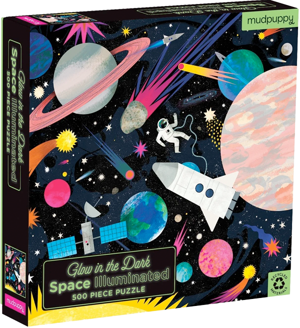 Puzzle Space Illuminated (500 piezas) Brilla en la oscuridad