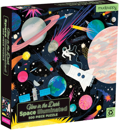 Puzzle Space Illuminated (500 piezas) Brilla en la oscuridad