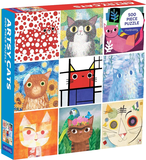 Puzzle Artsy Cats (500 piezas)