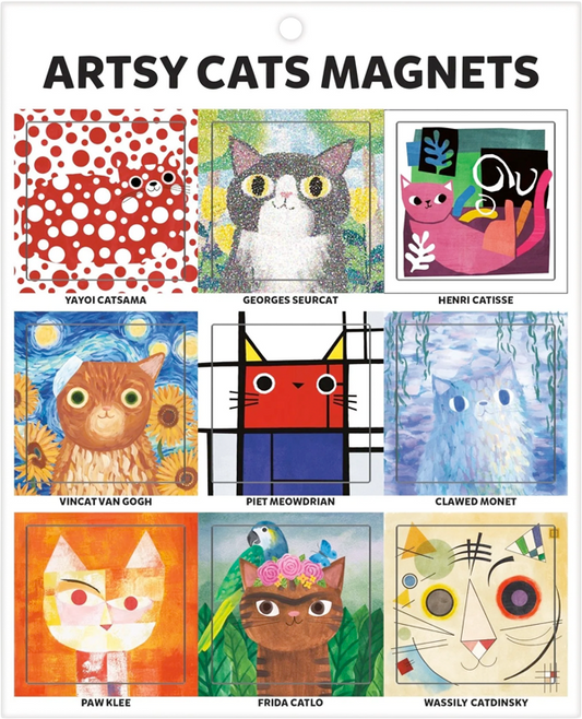Artsy Cats Magnets
