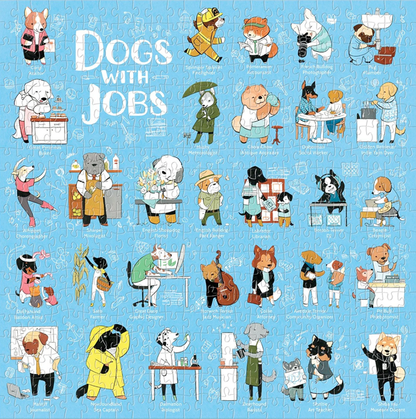 Puzzle Dogs With Jobs (500 piezas)