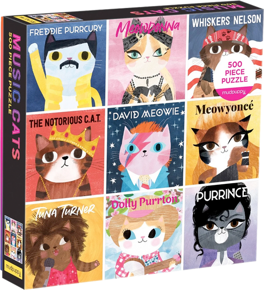Puzzle Music Cats (500 piezas)