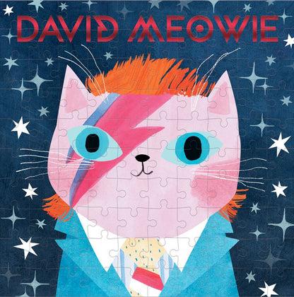Puzzle David Meowie Music Cats (100 piezas)