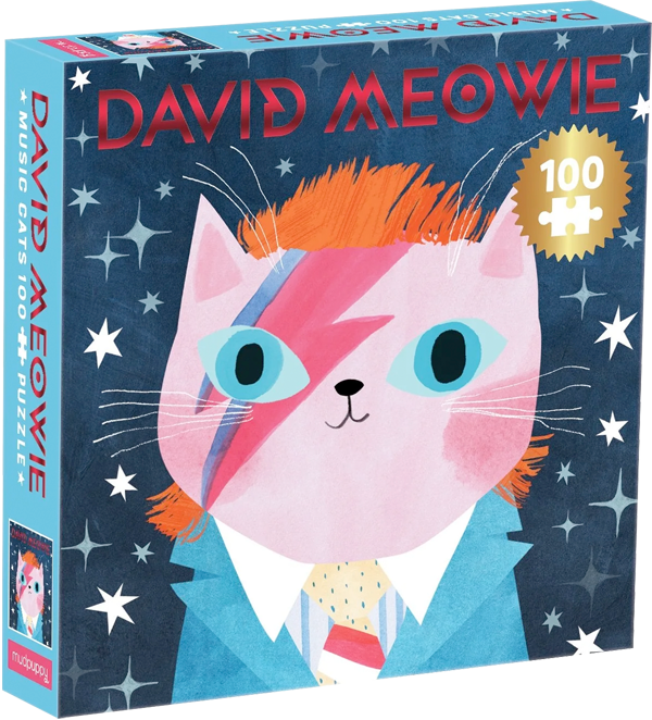 Puzzle David Meowie Music Cats (100 piezas)
