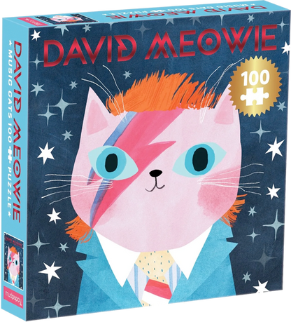 Puzzle David Meowie Music Cats (100 piezas)