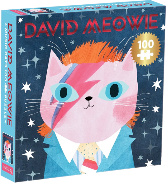 Puzzle David Meowie Music Cats (100 piezas)