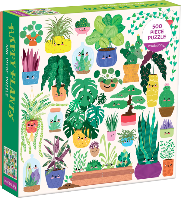 Puzzle Happy Plants (500 piezas)