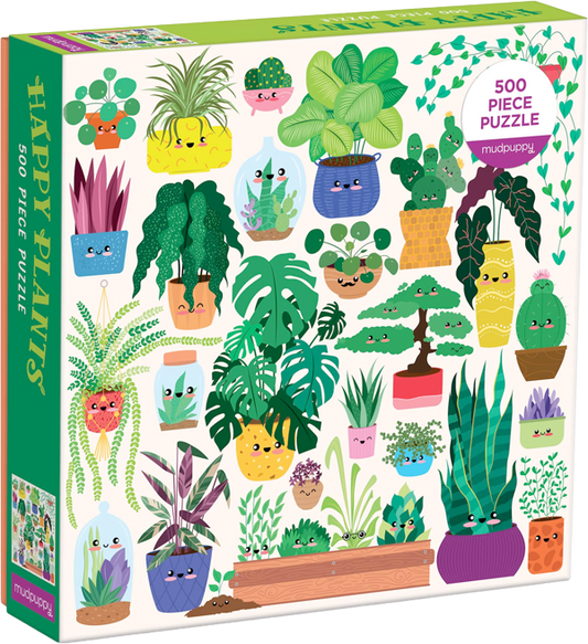 Puzzle Happy Plants (500 piezas)